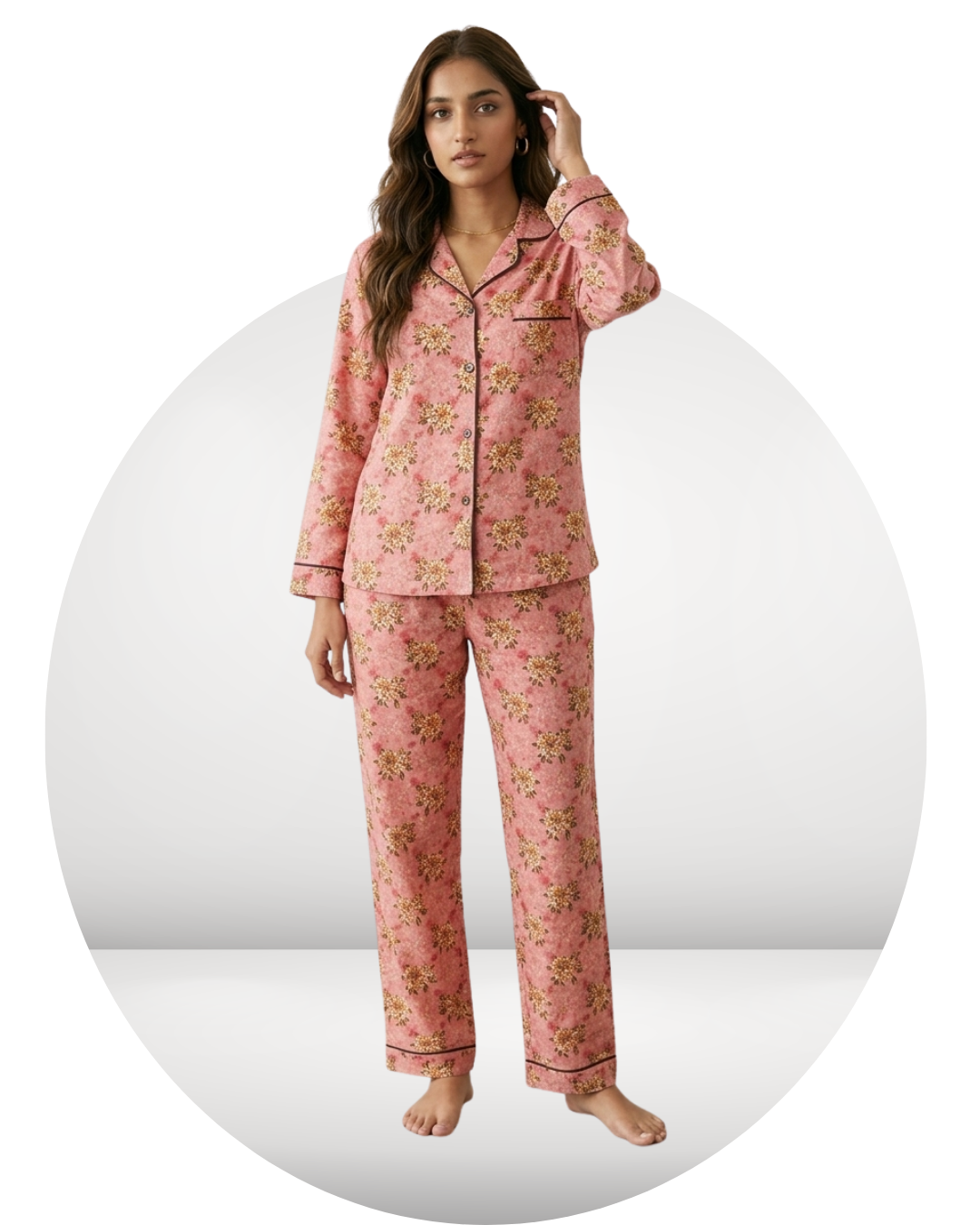 Printed Pj's Set