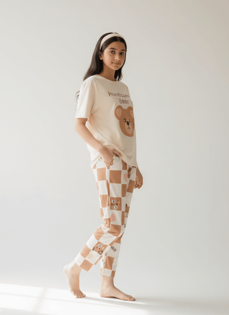 Handsome Bear - PJ SUIT FOR WOMEN