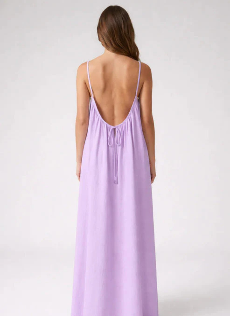 Sera Backless Maxi- Lilac