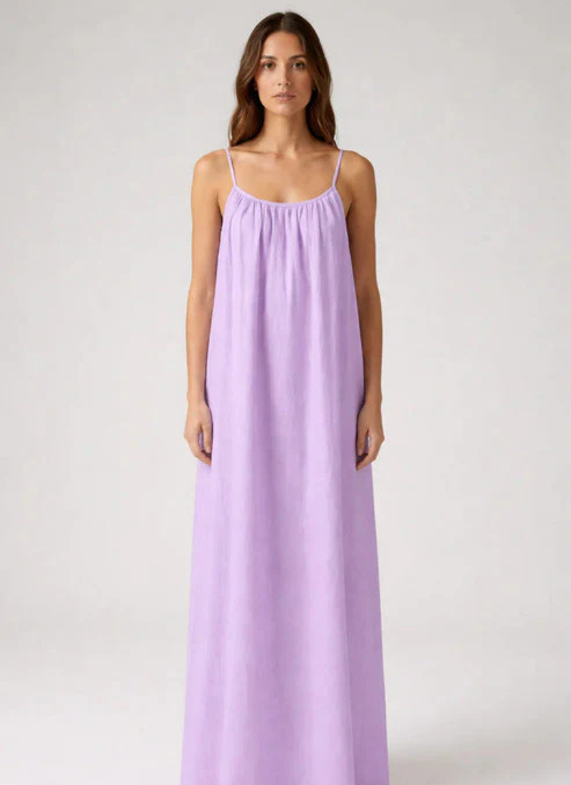 Sera Backless Maxi- Lilac