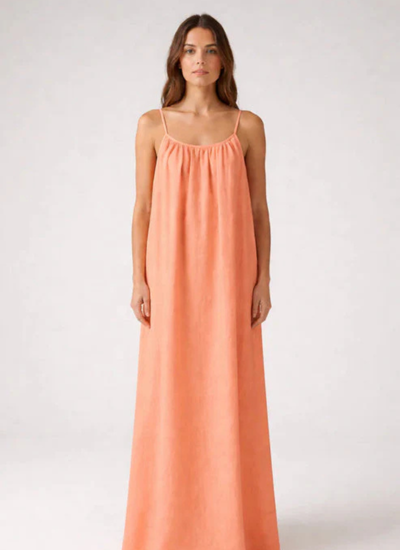 Sera Backless Maxi- Dusty Rose